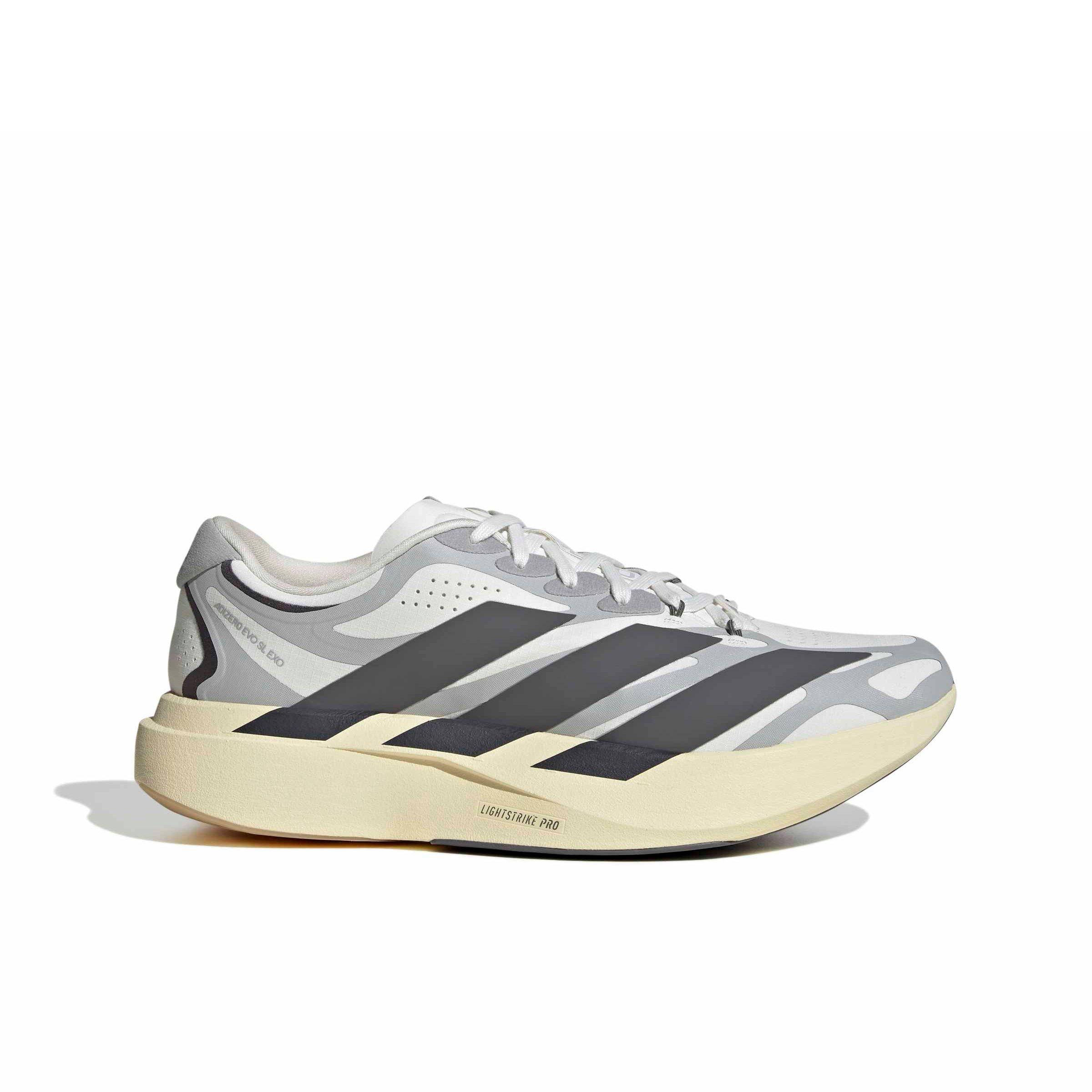 adidas Adizero EVO SL EXO "Core White/Utility Black/Grey Two" Men's Running Shoe - WHITE/BLACK/GREY